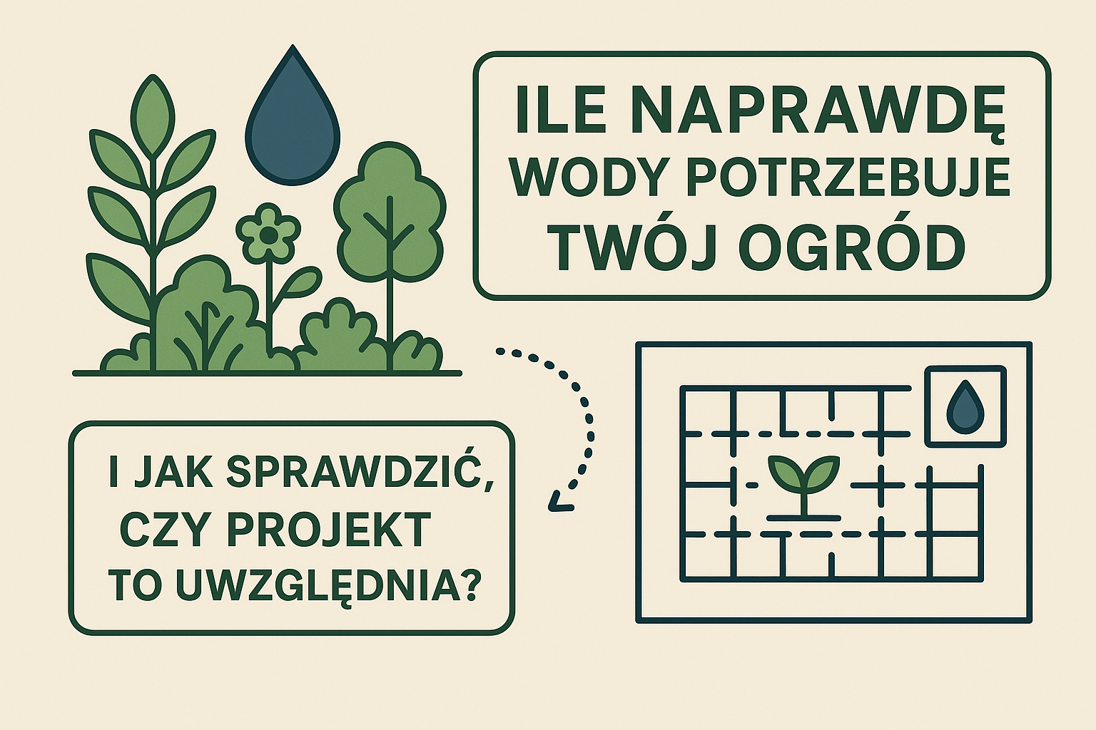 Ile naprawdę wody potrzebuje Twój ogród